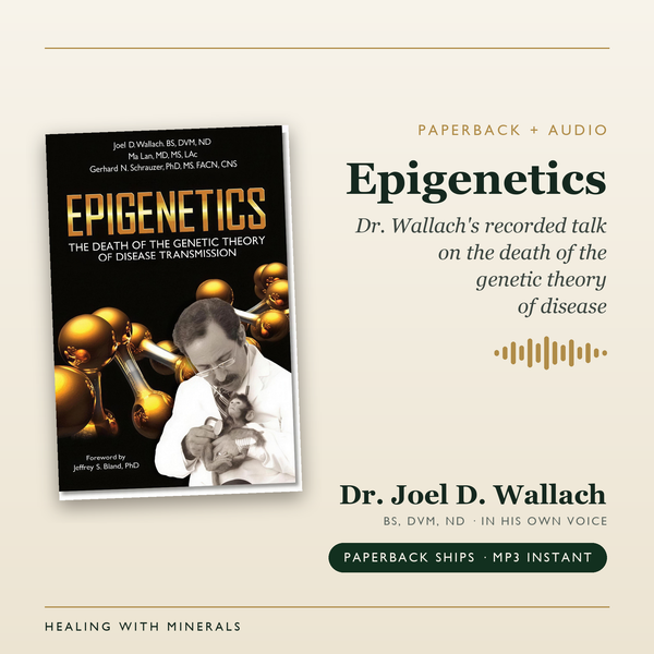 Epigenetics paperback with audio companion by Dr. Wallach