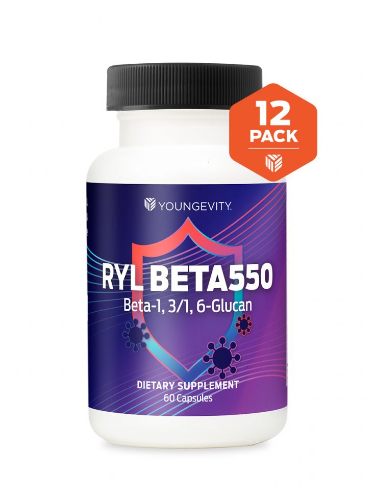 RYL BETA550 (Beta-1, 3/1, 6-Glucan) - 12 Pack