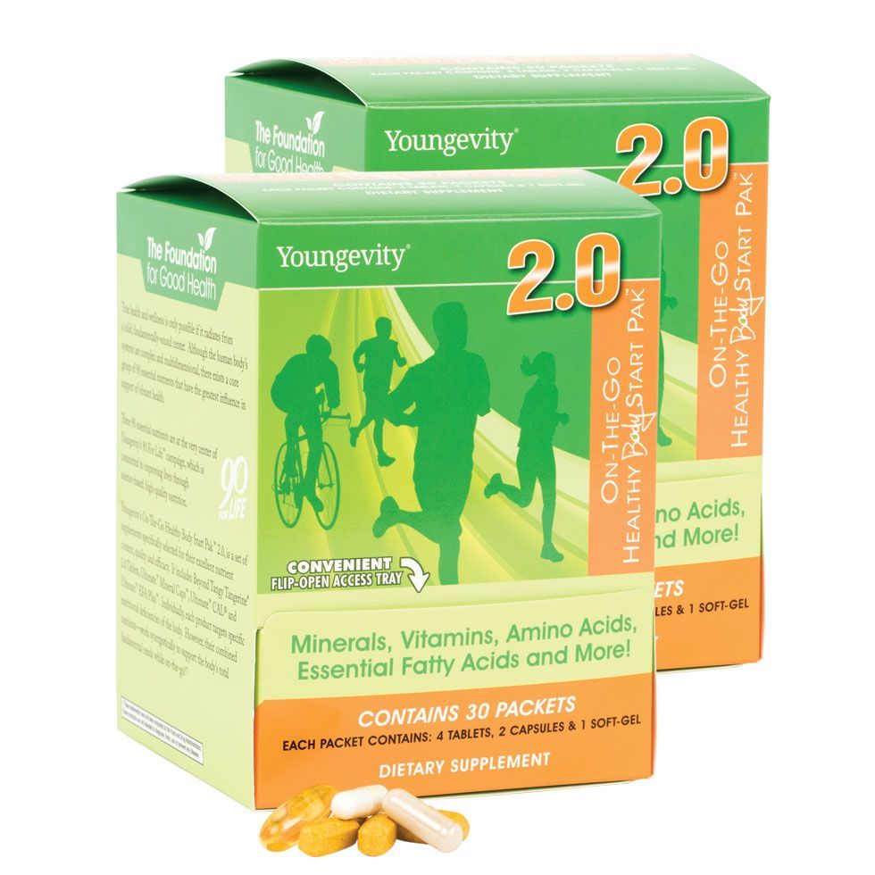 On-The-Go Healthy Body Start Pak 2.0(30ct) 2 boxes