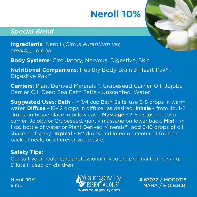 Neroli 10Percent Essential Oil Blend 5ml 2