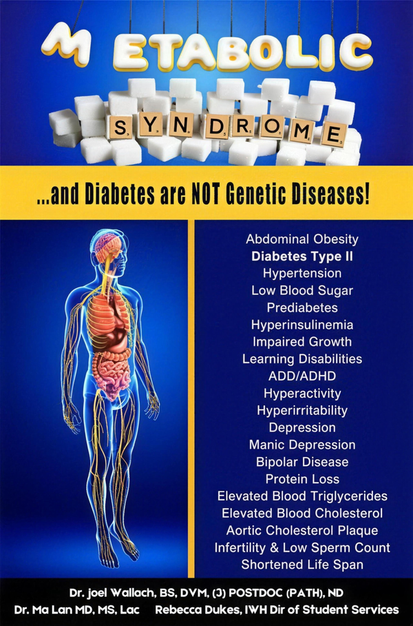 The Metabolic Syndrome by Dr. Joel Wallach - paperback book cover