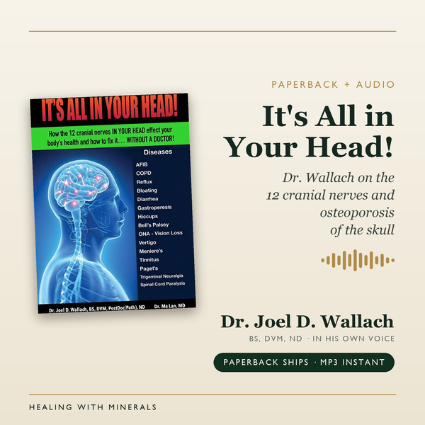 It's All in Your Head! paperback with audio companion by Dr. Wallach