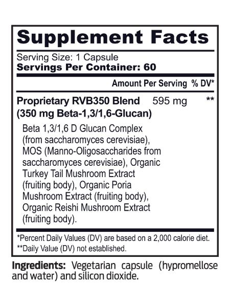 RVB350 (Beta 1,3-D Glucan) - 12 Pack