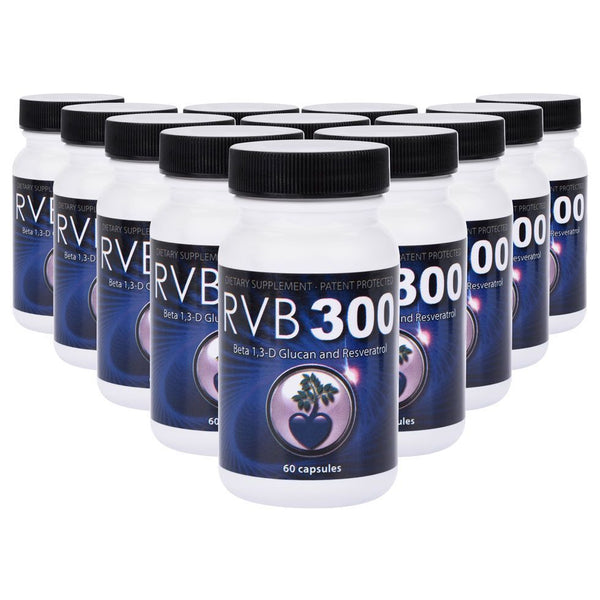 RVB300 Beta 1,3 D Glucan Resveratrol (12 Pack) 1